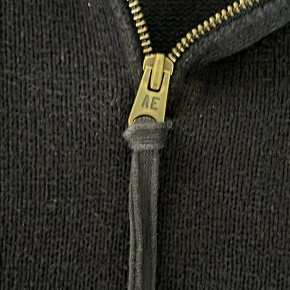 American Eagle Outfitters 🦅 Men's Quarter Zip Sweater Size M - Picture 3 of 8